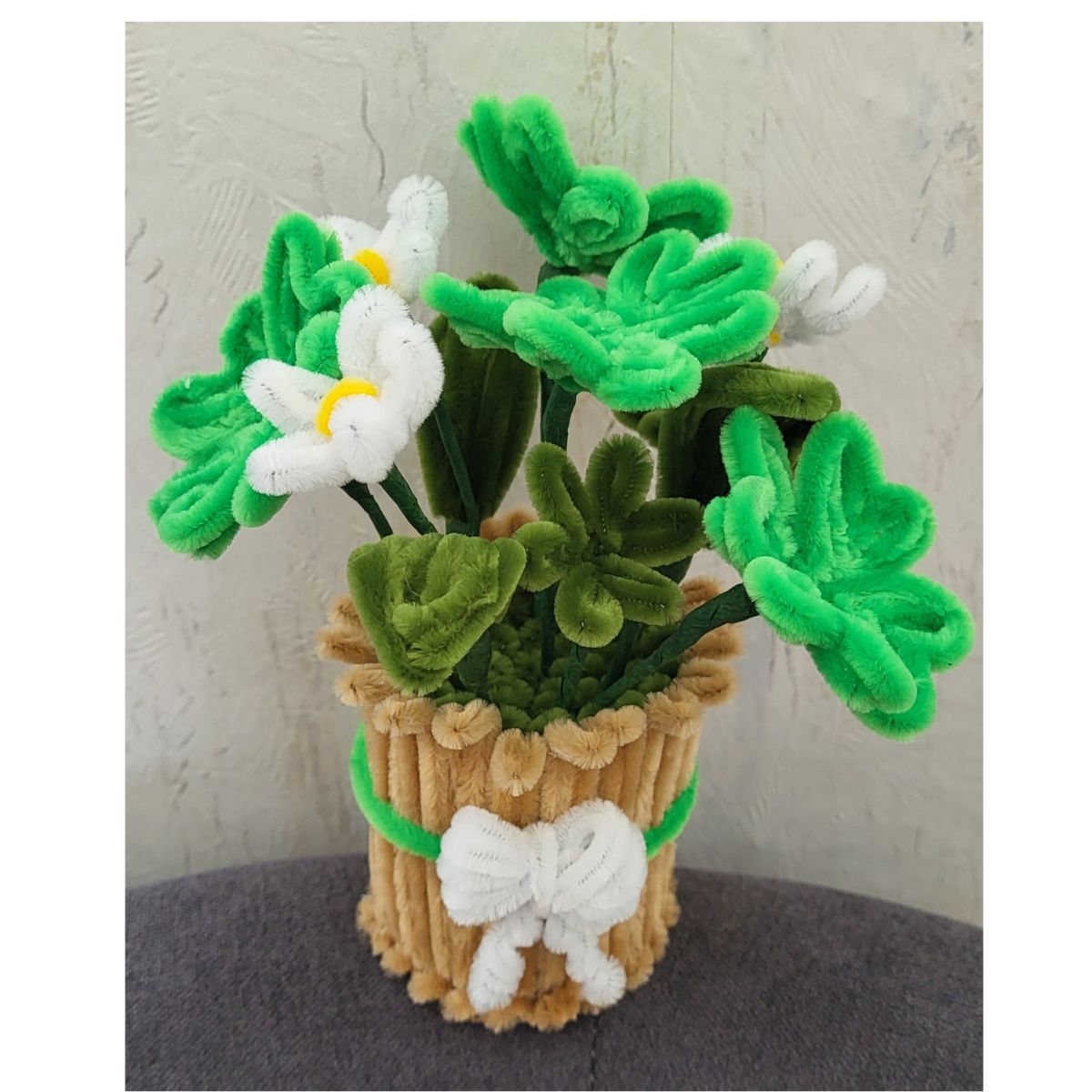 Pot de treffles à 4 feuilles