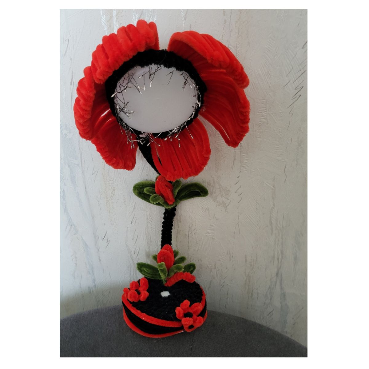 Lampe coquelicot